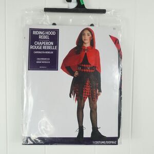 Riding Hood Rebel Childs Costume Medium 8-10